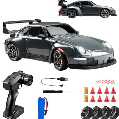 Coche de Drift a Control Remoto 4WD con Batería Recargable